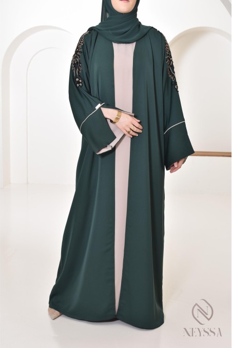 Abaya Dubai confection artisanale, abaya fêtes, demoiselles d'honneur