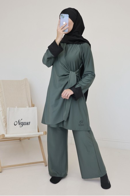 Palazzo de bain femme pour burkini, pour nager et se balader