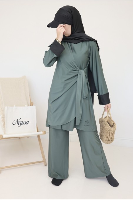 Palazzo de bain femme pour burkini, pour nager et se balader