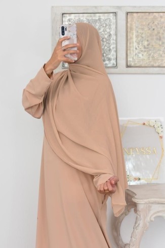 Maxi square chiffon hijab