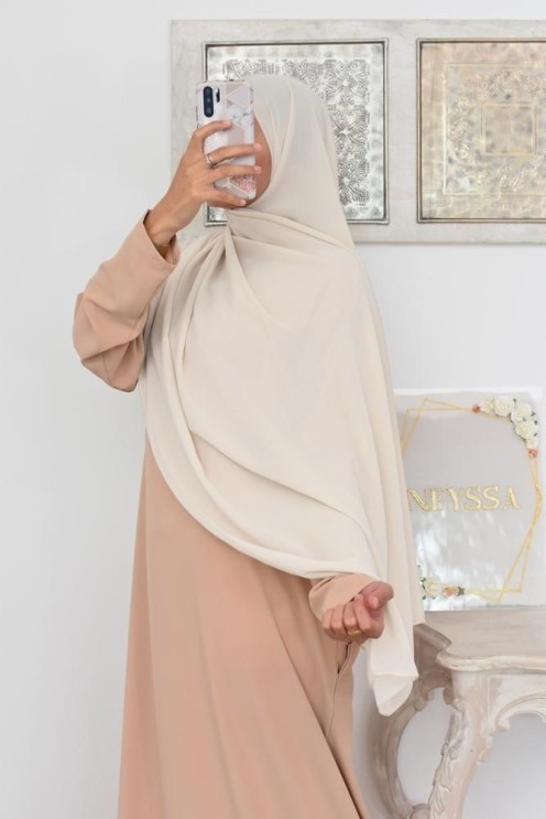 Maxi hijab carré mousseline