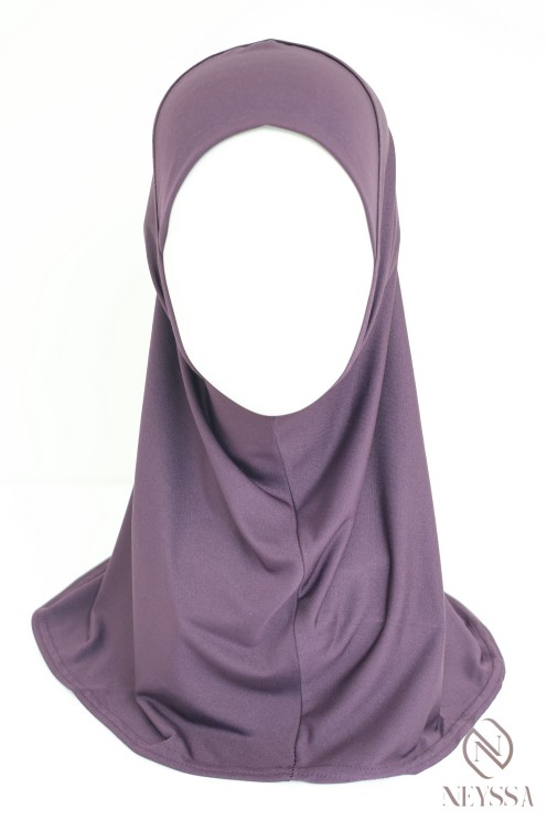 Kinder-Hijab aus Jersey zum Überziehen, weicher und bequemer Stoff