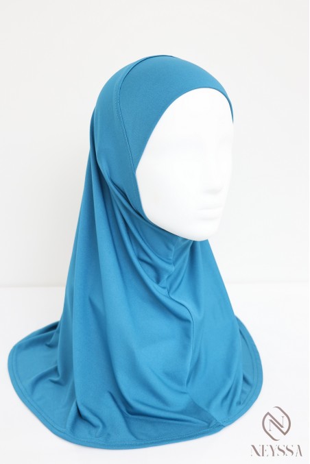 Kinder-Hijab aus Jersey zum Überziehen, weicher und bequemer Stoff