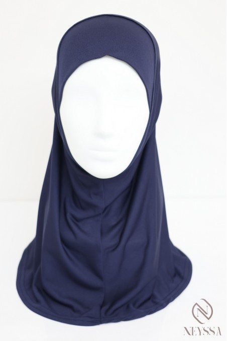 Kinder-Hijab aus Jersey zum Überziehen, weicher und bequemer Stoff