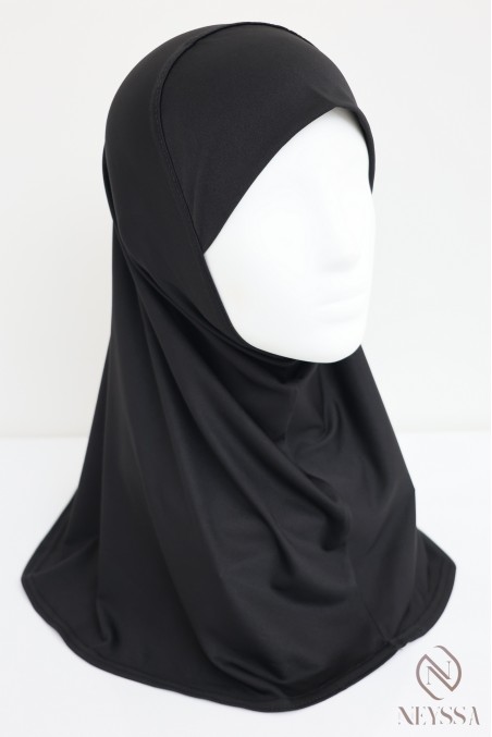 hijab enfant en jersey à enfiler, tissu doux et confortable