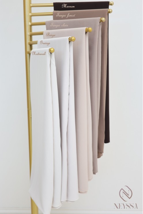 Hijab en jersey air, tissu léger pour femme hijabi idéal été