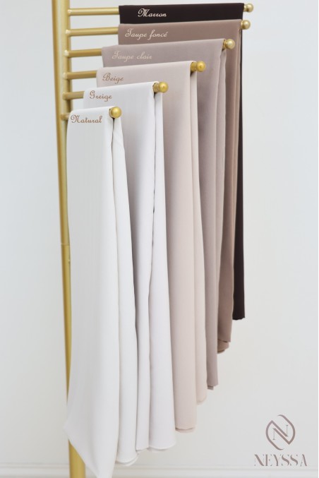 Hijab en jersey air, tissu léger pour femme hijabi idéal été