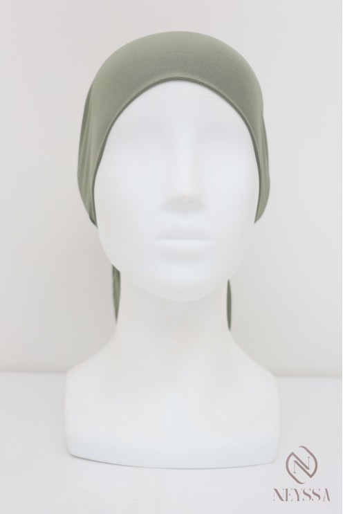 bonnet hijab à nouer lycra essentiel sous hijab pour fixation du hijab