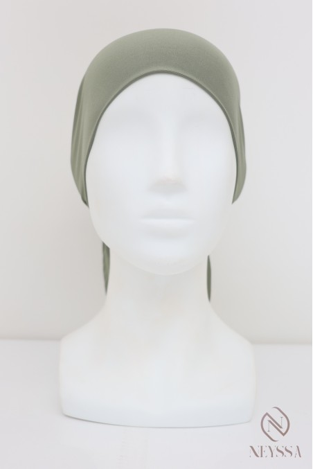 bonnet hijab à nouer lycra essentiel sous hijab pour fixation du hijab