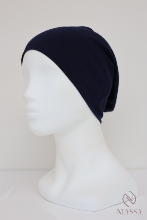 Closed cap under hijab with ruffle, keeps your hijab in place