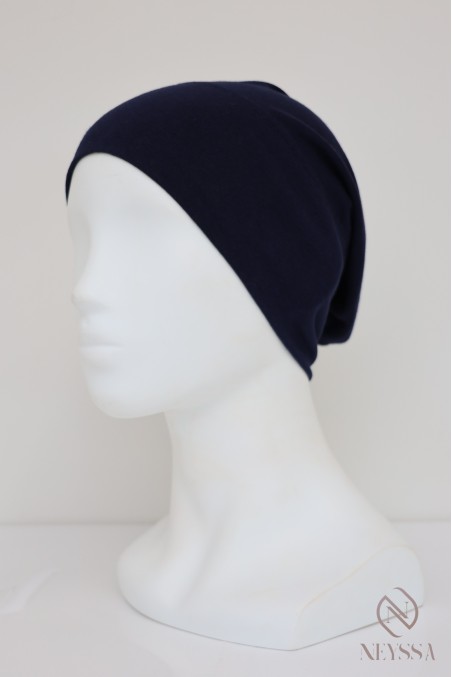 Closed cap under hijab with ruffle, keeps your hijab in place