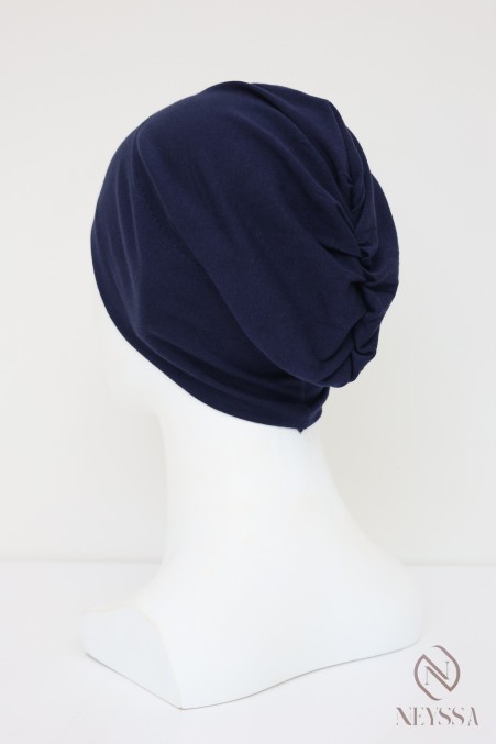 Closed cap under hijab with ruffle, keeps your hijab in place