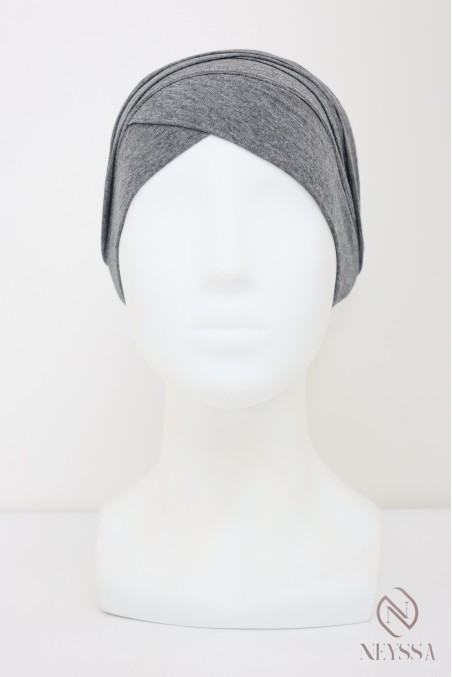 Turban croisé couvrir les cheveux, turban sous hijab, turban style