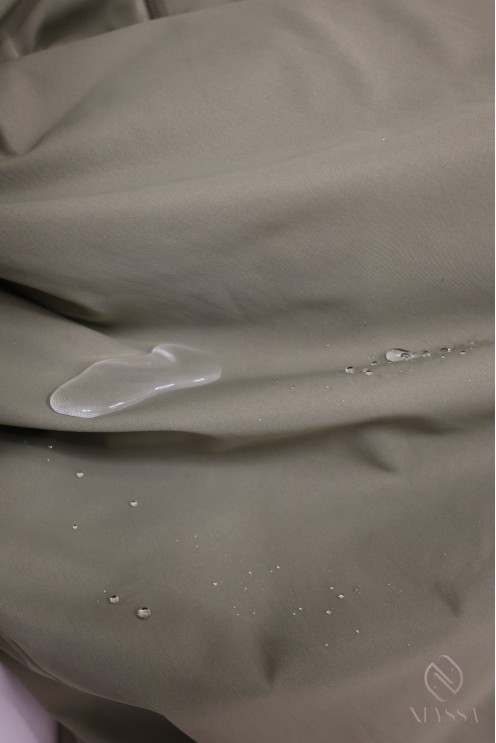 Veste oversize extra longue tissu hydrofuge idéal temps pluvieux