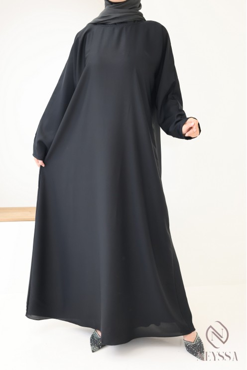 4-teilige Abaya Dubai mit Hijab aus Organza für verschleierte Frauen