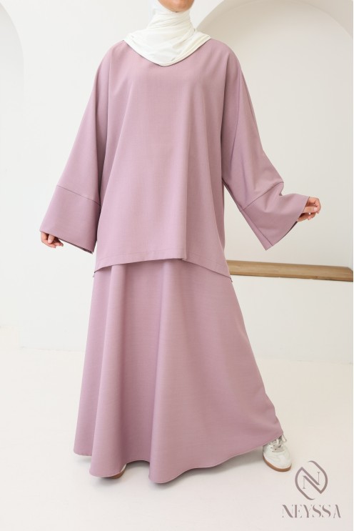 Neyssa tunic and skirt set