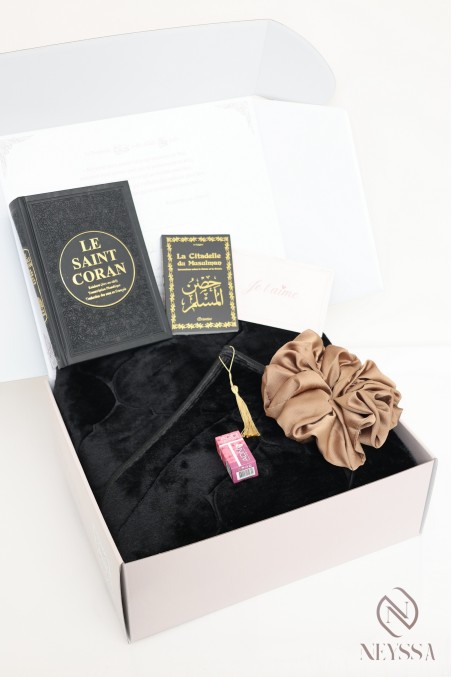 Coffret cadeau pour femme hijabi musulmane tapis de prière