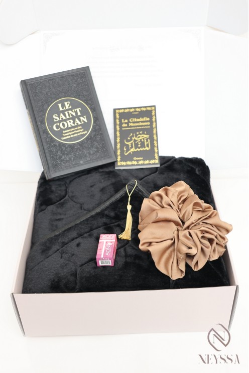 Coffret cadeau pour femme hijabi musulmane tapis de prière