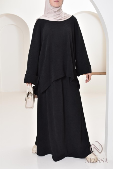 2-piece corduroy skirt set, Neyssa Confection