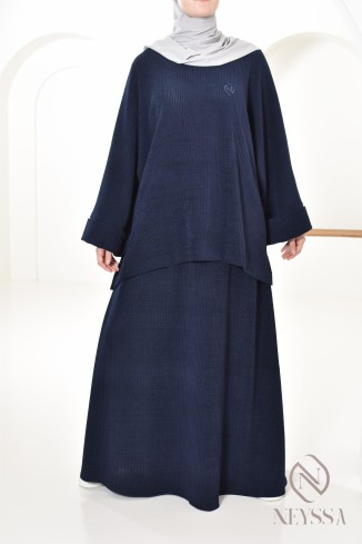 Ensemble aus Cordrock für verschleierte Frauen, bescheidener Schnitt. 2