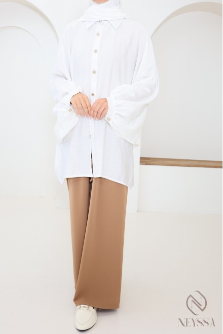 Loose-fitting palazzo pants for hijabi women, Medina silk