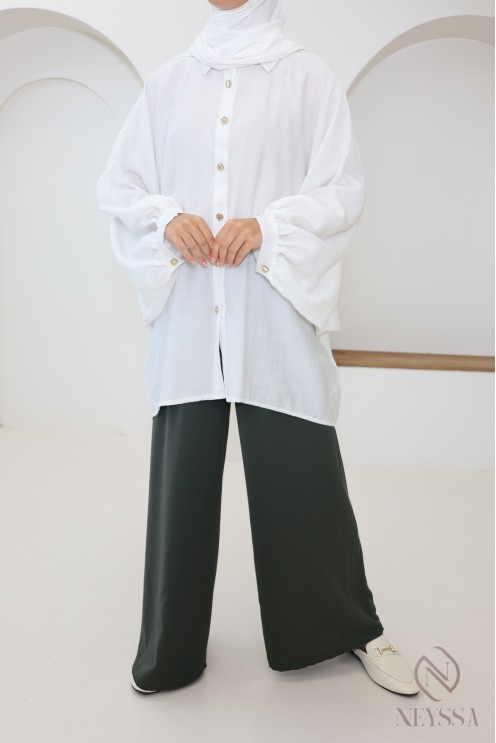 Loose-fitting palazzo pants for hijabi women, Medina silk