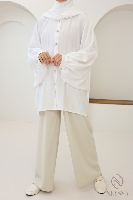 Loose-fitting palazzo pants for hijabi women, Medina silk