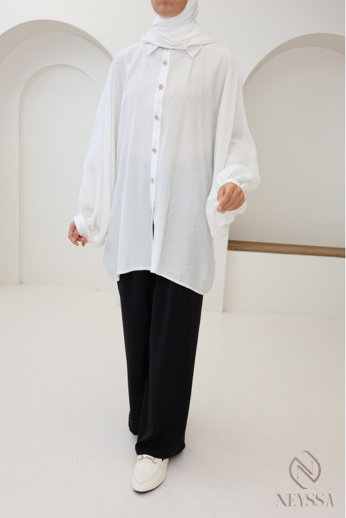 Weite Palazzo-Hose für Hijabi-Frauen aus trendiger Medina-Seide