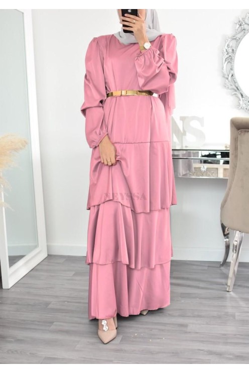 Superbe été boheme modest chic robe bohème musulmane hijab