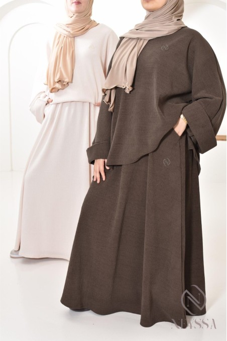 2-piece corduroy skirt set, Neyssa Confection