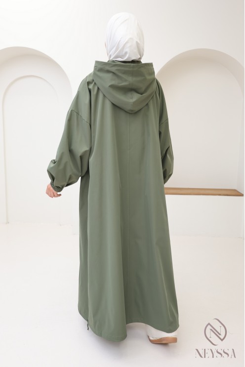 Moderner Oversize-Parka für Damen mit Taschen und großer Kapuze