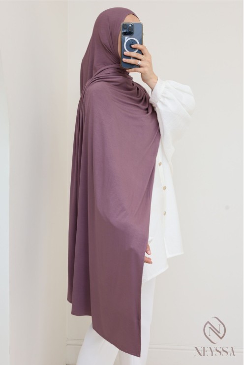 Hijab modal en coton opaque et léger idéal toute saison