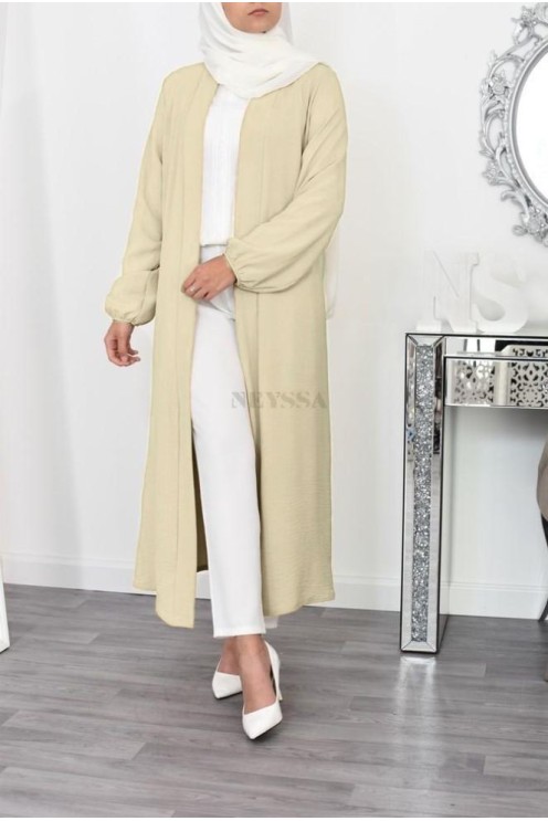 Long kimono léger mastour d'été pour femme voilée pas cher