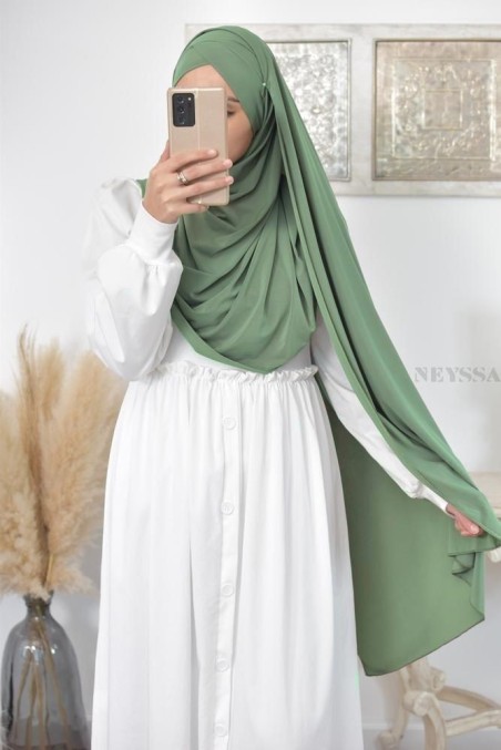 Hijab à enfiler jersey  Neyssa création, hijab haute qualité lycra