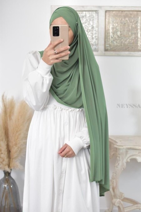 Hijab à enfiler jersey  Neyssa création, hijab haute qualité lycra