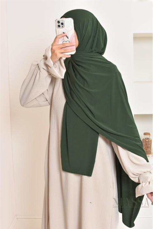 hijab à enfiler jersey premium, pratique et confortable, hijab pas cher