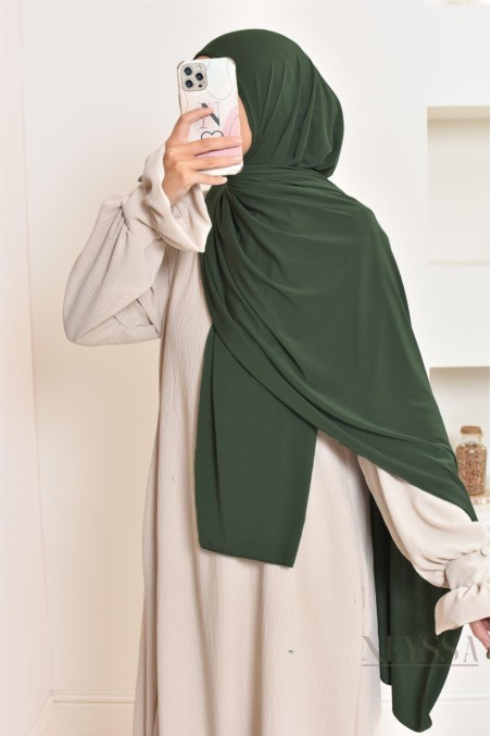 hijab à enfiler jersey premium, pratique et confortable, hijab pas cher