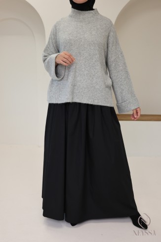 Weicher Strickpullover, ideal für den Winter, mit Umschlagärmeln 2