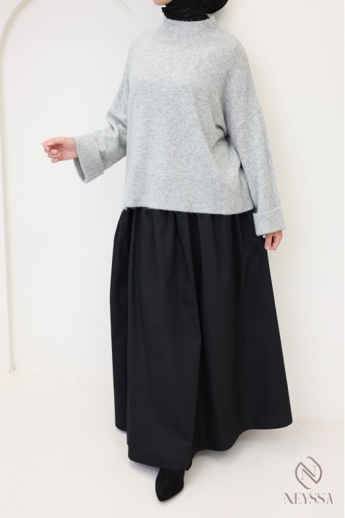 Weicher Strickpullover, ideal für den Winter, mit Umschlagärmeln