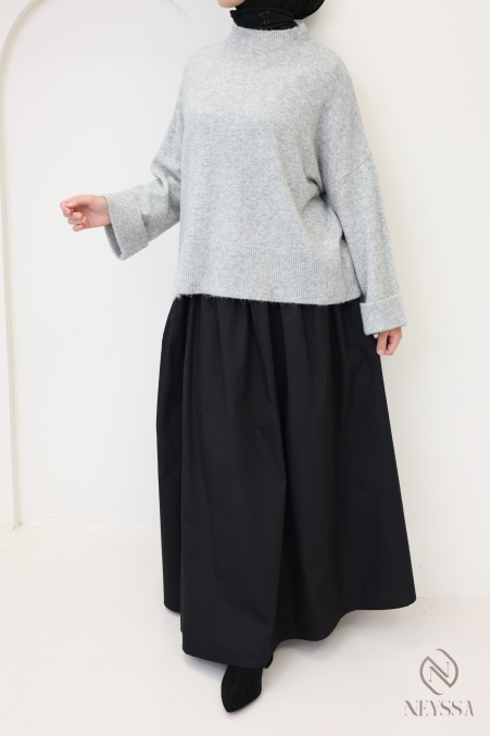 Weicher Strickpullover, ideal für den Winter, mit Umschlagärmeln