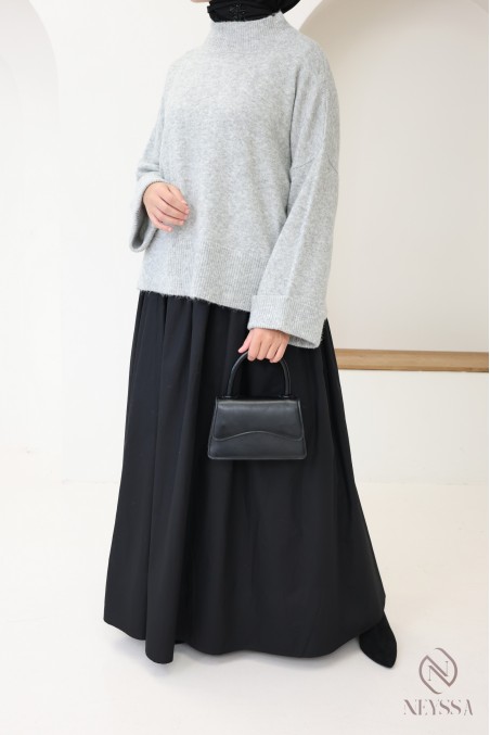 Weicher Strickpullover, ideal für den Winter, mit Umschlagärmeln