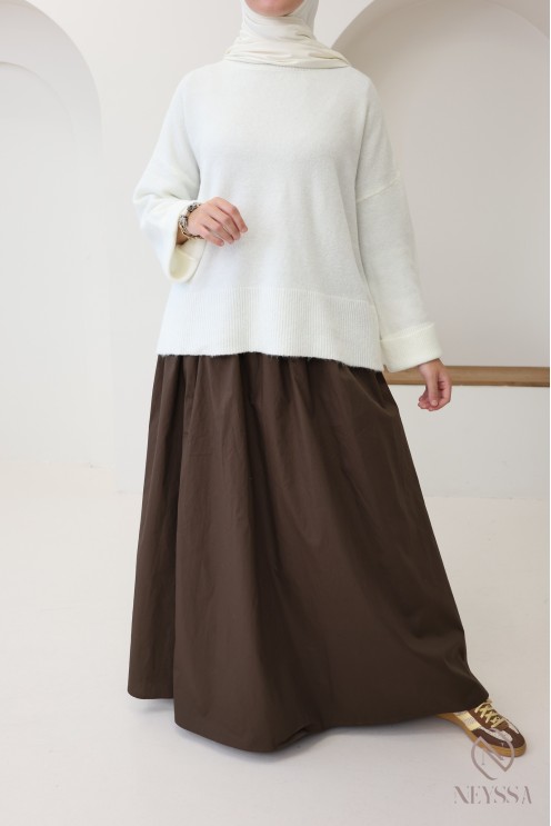 Weicher Strickpullover, ideal für den Winter, mit Umschlagärmeln