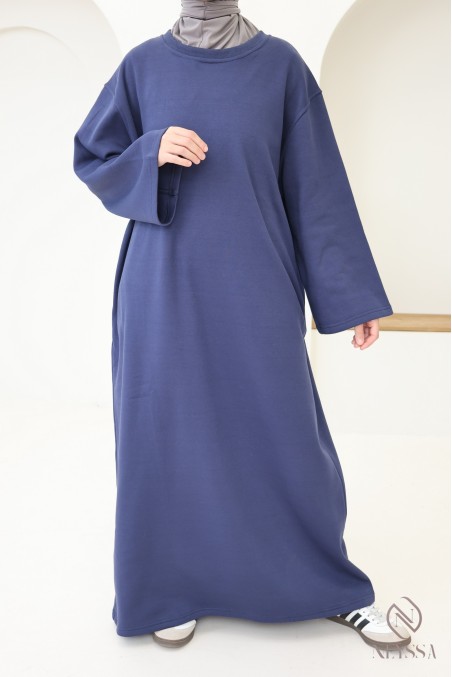 Langärmeliges, gefüttertes Kleid für Herbst/Winter