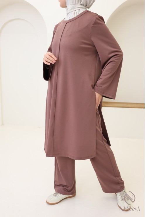 Tunika- und Hosen-Set für Hijabi, ideal für Herbst/Winter