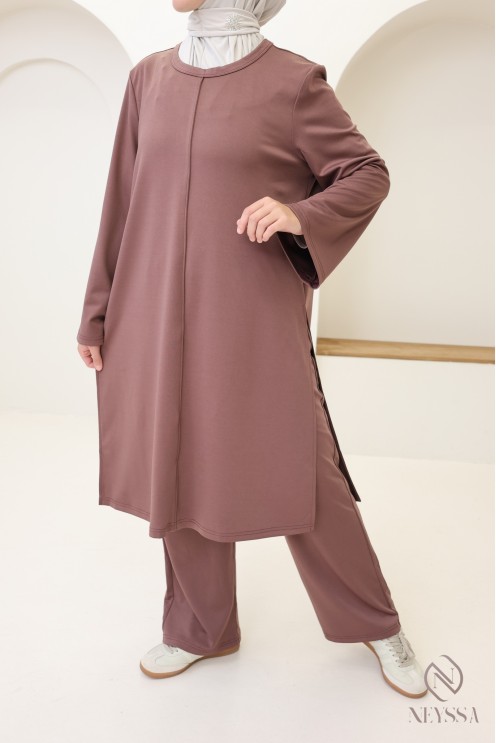 Tunika- und Hosen-Set für Hijabi, ideal für Herbst/Winter