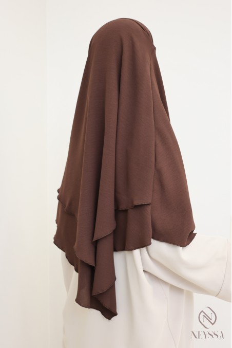 Lange Khimar 2 Jazzschleier für verschleierte muslimische Frau