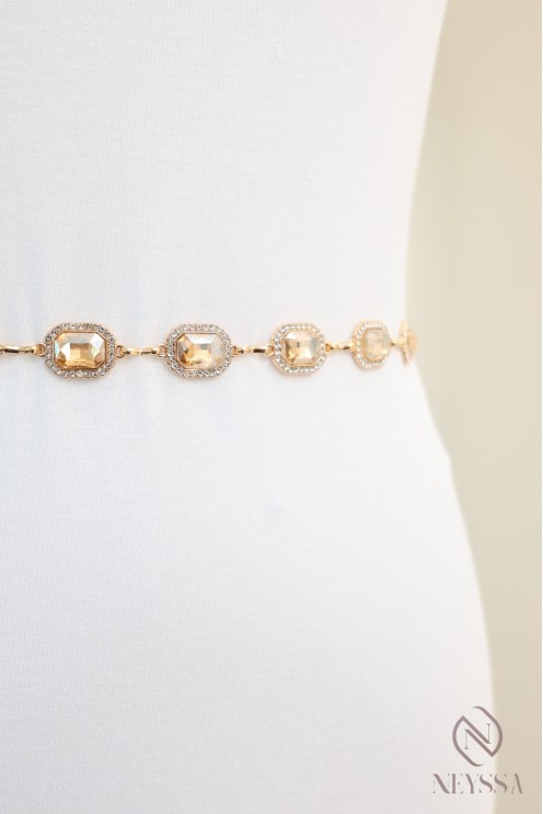 Gold- oder Silber-Netzgürtel für verschleierte Frauen