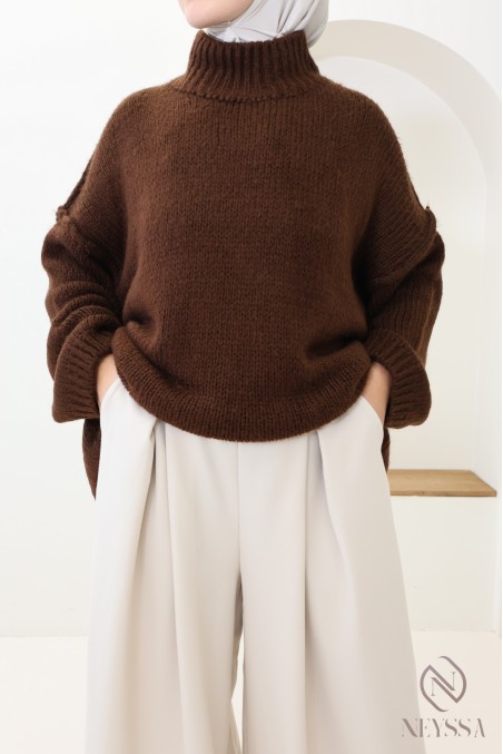 palazzo large à pinces tailleur, mode modeste et tendance pour hijabi