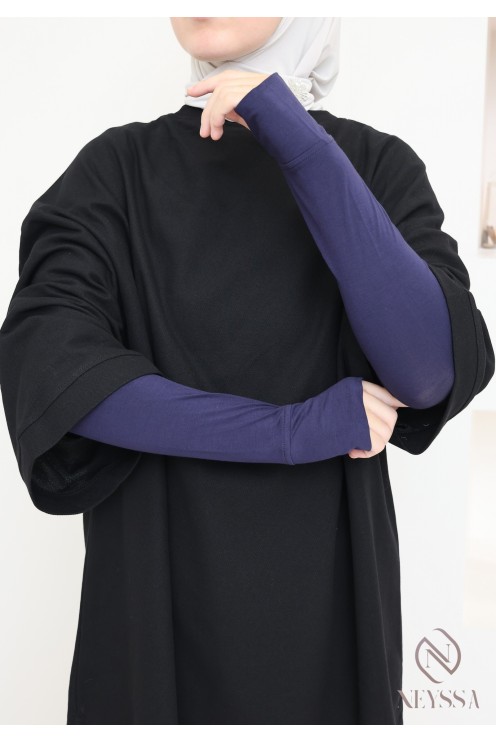 Lange fingerlose Stulpen aus Modal-Baumwolle für Hijab-Frauen