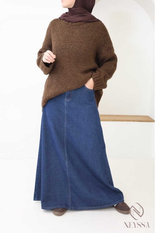 Oversize-Strickpullover aus Wollstoff, schön warm für den Winter